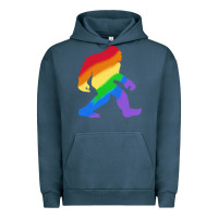Pigment Midnight Navy bigfoot t  shirt rainbow bigfoot t  shirt Urban Hoodie - linhVisuals