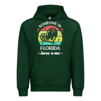 Forest Green someone in florida loves me t  shirt someone in florida loves me funny Urban Hoodie - linhVisuals