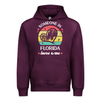 Mauve Wine someone in florida loves me t  shirt someone in florida loves me funny Urban Hoodie - linhVisuals