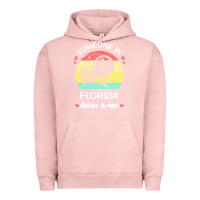 Pigment Salmon someone in florida loves me t  shirt someone in florida loves me funny Urban Hoodie - linhVisuals