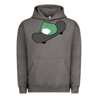 Pigment Tornado skateboarding frog Urban Hoodie - linhVisuals