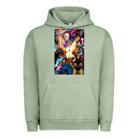 Pigment Oil Green x men 3 Urban Hoodie - linhVisuals
