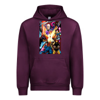 Mauve Wine x men 3 Urban Hoodie - linhVisuals