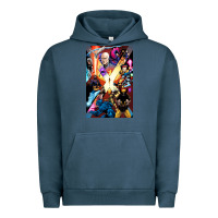 Pigment Midnight Navy x men 3 Urban Hoodie - linhVisuals
