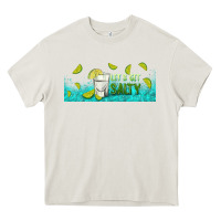 Cream let's get salty with lime Heavy Core Tee - TumblerDesignByShophia