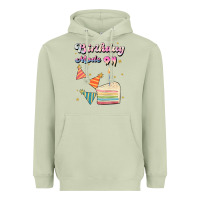 Matcha birthday mode on Heavyweight Hoodie - JahusDesignShop