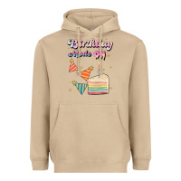 Mushroom birthday mode on Heavyweight Hoodie - JahusDesignShop