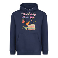 Navy birthday mode on Heavyweight Hoodie - JahusDesignShop