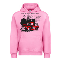 Fuchsia Pink the wood brothers blues Urban Hoodie - linhVisuals