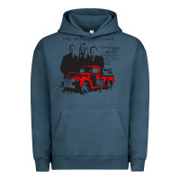 Pigment Midnight Navy the wood brothers blues Urban Hoodie - linhVisuals