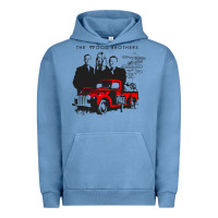 Pigment Pebble Blue the wood brothers blues Urban Hoodie - linhVisuals