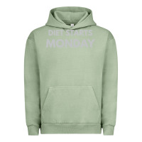 Pigment Oil Green diet starts monday Urban Hoodie - linhVisuals