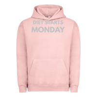 Pigment Salmon diet starts monday Urban Hoodie - linhVisuals