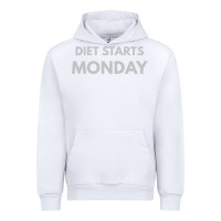White diet starts monday Urban Hoodie - linhVisuals