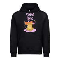 Black papa frog Urban Hoodie - linhVisuals