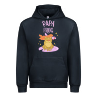 Navy papa frog Urban Hoodie - linhVisuals