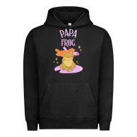 Pigment Black papa frog Urban Hoodie - linhVisuals