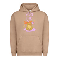 Pigment Burro papa frog Urban Hoodie - linhVisuals