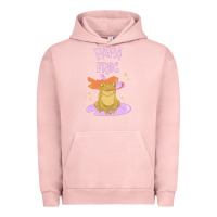 Pigment Salmon papa frog Urban Hoodie - linhVisuals