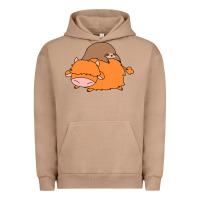 Pigment Burro sloth and highland cow Urban Hoodie - linhVisuals