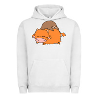 Pigment Lunar Rock sloth and highland cow Urban Hoodie - linhVisuals