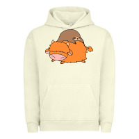 Pigment Pistachio sloth and highland cow Urban Hoodie - linhVisuals