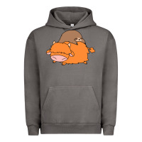 Pigment Tornado sloth and highland cow Urban Hoodie - linhVisuals