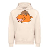 Sandshell sloth and highland cow Urban Hoodie - linhVisuals