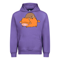 Tulip sloth and highland cow Urban Hoodie - linhVisuals
