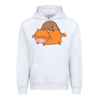 White sloth and highland cow Urban Hoodie - linhVisuals