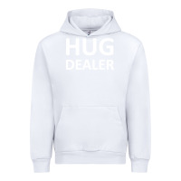White hug dealer Urban Hoodie - linhVisuals