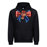 Black bow Urban Hoodie - JahusDesignShop