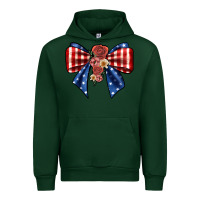 Forest Green bow Urban Hoodie - JahusDesignShop