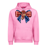 Fuchsia Pink bow Urban Hoodie - JahusDesignShop