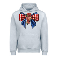 Heather Grey bow Urban Hoodie - JahusDesignShop