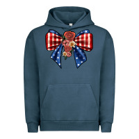 Pigment Midnight Navy bow Urban Hoodie - JahusDesignShop