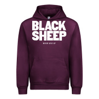 Mauve Wine black sheep Urban Hoodie - linhVisuals
