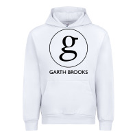 White garth brooks Urban Hoodie - linhVisuals