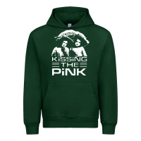 Forest Green gift for men kissing the pink Urban Hoodie - linhVisuals
