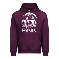 Mauve Wine gift for men kissing the pink Urban Hoodie - linhVisuals