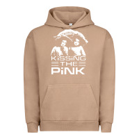 Pigment Burro gift for men kissing the pink Urban Hoodie - linhVisuals