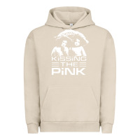 Pigment French Oak gift for men kissing the pink Urban Hoodie - linhVisuals