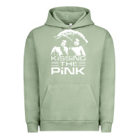 Pigment Oil Green gift for men kissing the pink Urban Hoodie - linhVisuals