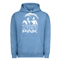 Pigment Pebble Blue gift for men kissing the pink Urban Hoodie - linhVisuals