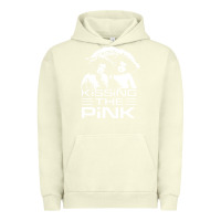 Pigment Pistachio gift for men kissing the pink Urban Hoodie - linhVisuals