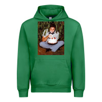 Emerald johnny cash eating cake in a bush Urban Hoodie - linhVisuals