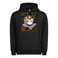 Pigment Black johnny cash eating cake in a bush Urban Hoodie - linhVisuals