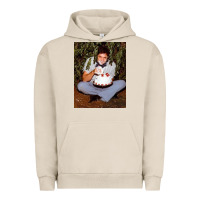 Pigment French Oak johnny cash eating cake in a bush Urban Hoodie - linhVisuals