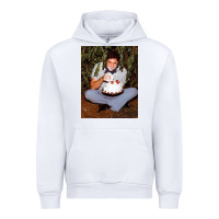 White johnny cash eating cake in a bush Urban Hoodie - linhVisuals
