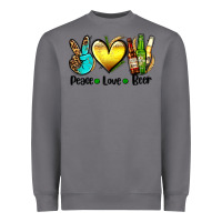 Storm peace love beer Heavyweight Sweatshirt - AdoDesignShop